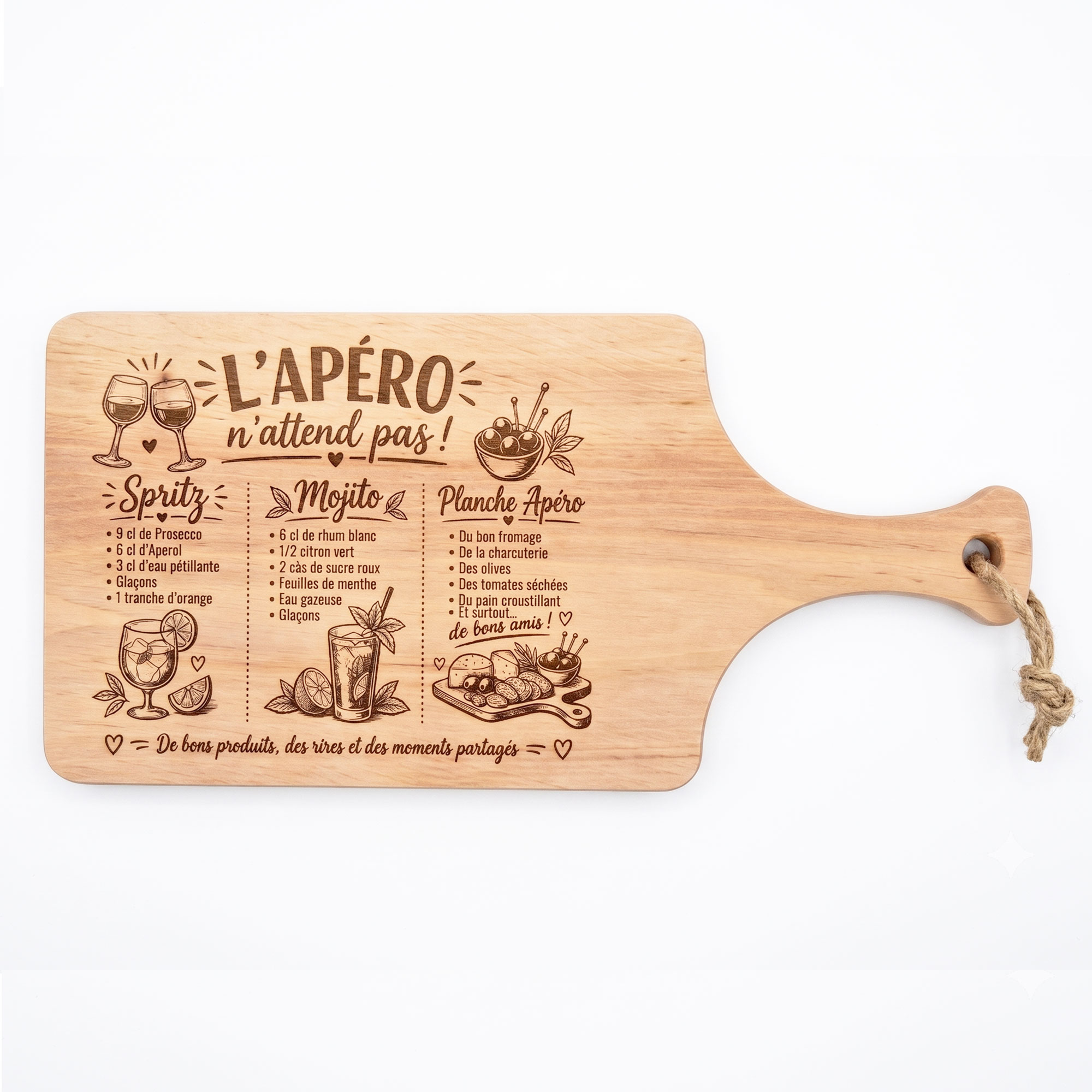 Planche apéro cocktails