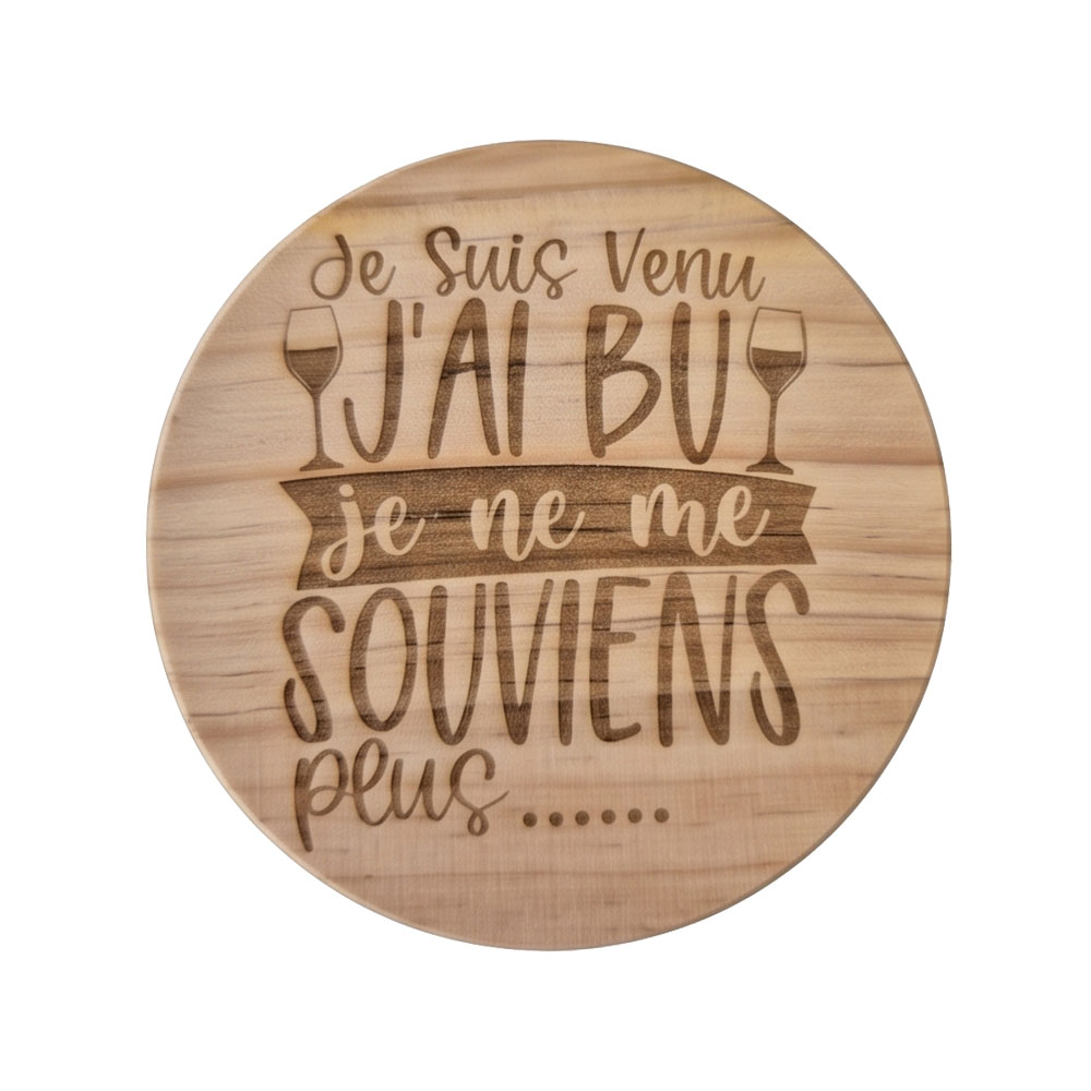 Dessous de verre je ne me souviens plus